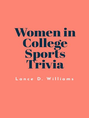 cover image of Women in College Sports Trivia